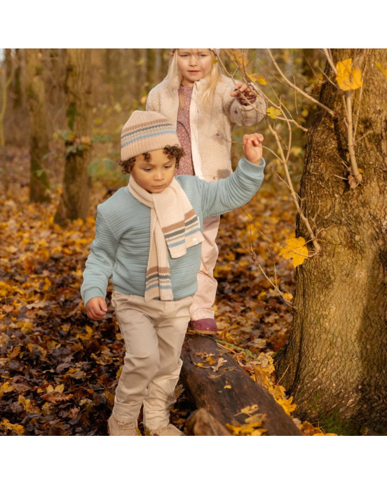 LITTLE DUTCH. Πλεκτό σκουφάκι Taupe - Νο 92/104