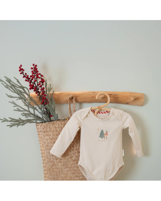 LITTLE DUTCH. Σετ 2 φορμάκια μακρυμάνικα Little Christmas - Νο 74/80