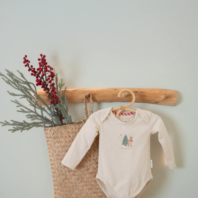 LITTLE DUTCH. Σετ 2 φορμάκια μακρυμάνικα Little Christmas - Νο 62/68