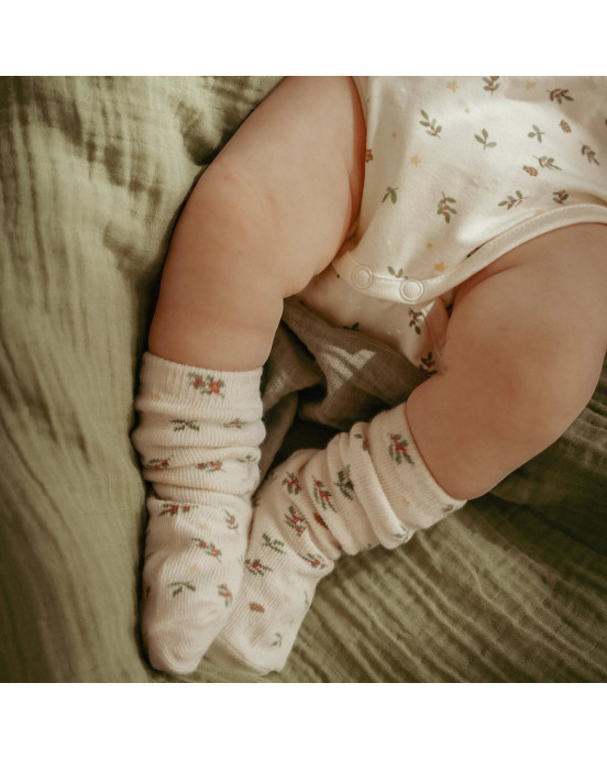 LITTLE DUTCH. Σετ 2 φορμάκια μακρυμάνικα Little Christmas - Νο 62/68