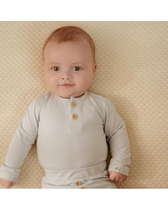 LITTLE DUTCH. Φορμάκι μακρυμάνικο Baby Blue - Νο 74