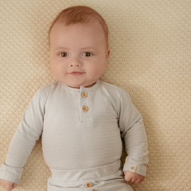 LITTLE DUTCH. Φορμάκι μακρυμάνικο Baby Blue - Νο 62