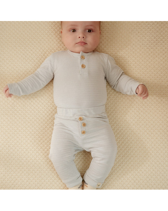 LITTLE DUTCH. Φορμάκι μακρυμάνικο Baby Blue - Νο 74