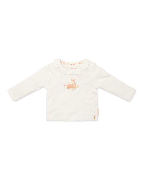 LITTLE DUTCH. Μπλουζάκι μακρυμάνικο Off White - Νο 74
