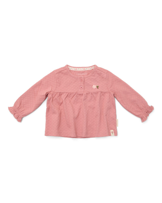 LITTLE DUTCH. Μπλουζάκι μακρυμάνικο Pink Blush - Νο 68