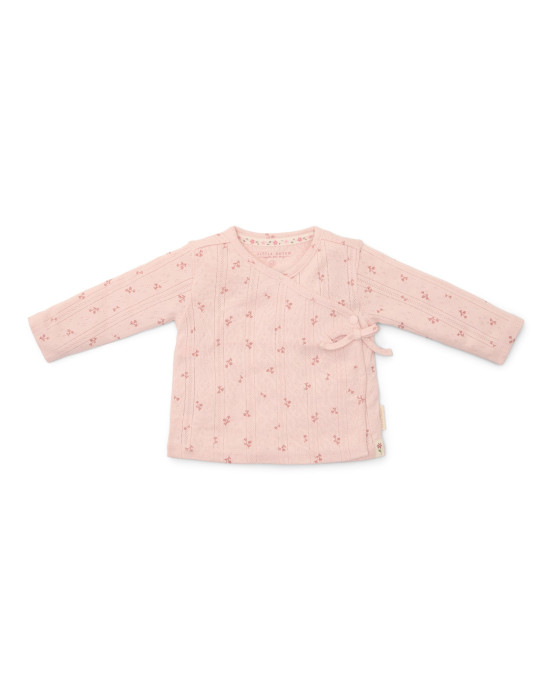 LITTLE DUTCH. Μπλουζάκι μακρυμάνικο κρουαζέ Fairy Flowers - Νο 68