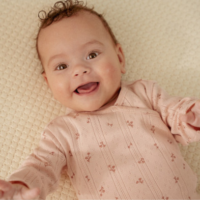 LITTLE DUTCH. Μπλουζάκι μακρυμάνικο κρουαζέ Fairy Flowers - Νο 68