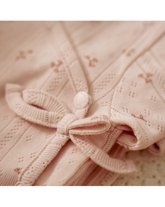 LITTLE DUTCH. Μπλουζάκι μακρυμάνικο κρουαζέ Fairy Flowers - Νο 68