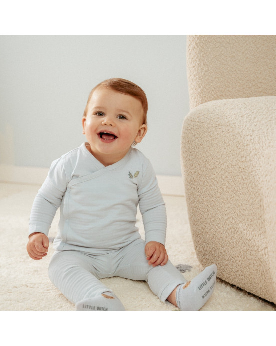 LITTLE DUTCH. Μπλουζάκι μακρυμάνικο κρουαζέ Baby Blue - Νο 56