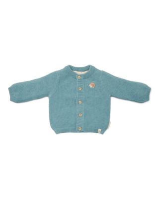 LITTLE DUTCH. Ζακέτα πλεκτή Baby Blue - Νο 44