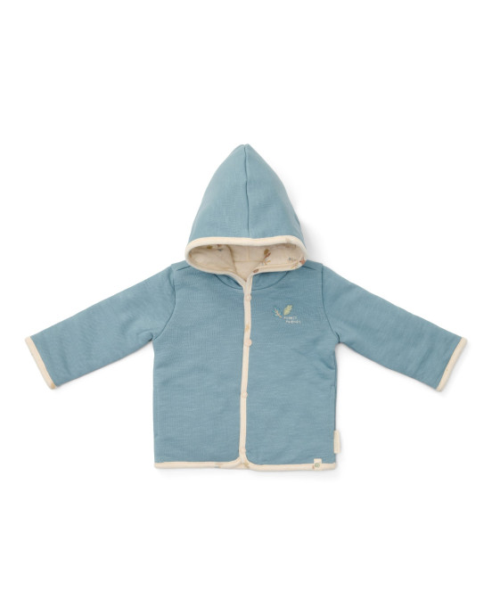 LITTLE DUTCH. Μπουφάν διπλής όψης Stone Blue - Νο 74