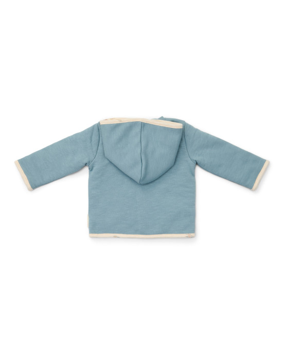LITTLE DUTCH. Μπουφάν διπλής όψης Stone Blue - Νο 74