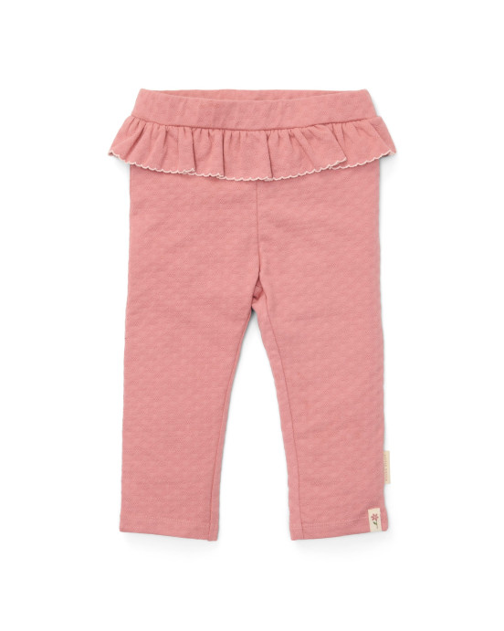 LITTLE DUTCH. Παντελονάκι με βολάν Pink Blush - Νο 62