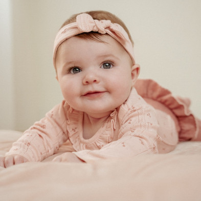 LITTLE DUTCH. Παντελονάκι με βολάν Pink Blush - Νο 62