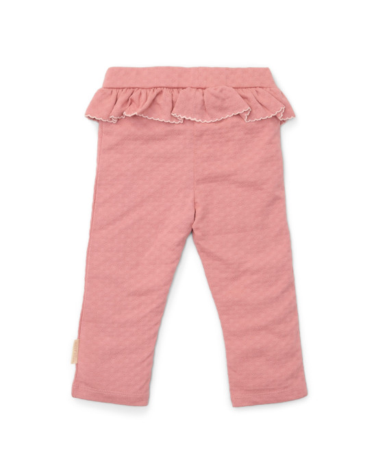 LITTLE DUTCH. Παντελονάκι με βολάν Pink Blush - Νο 62