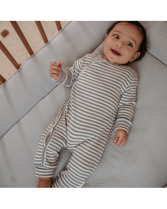 LITTLE DUTCH. Ολόσωμο φορμάκι Stone Blue Stripe - Νο 68