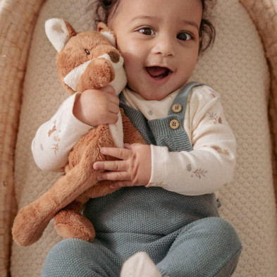 LITTLE DUTCH. Σαλοπέτα πλεκτή Baby Blue - Νο 74