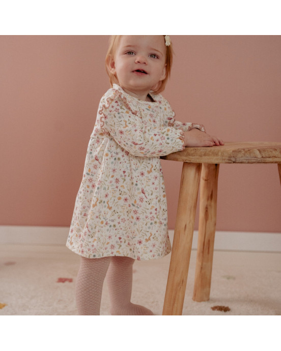 LITTLE DUTCH. Φορεματάκι μακρυμάνικο Fairy Garden - Νο 74