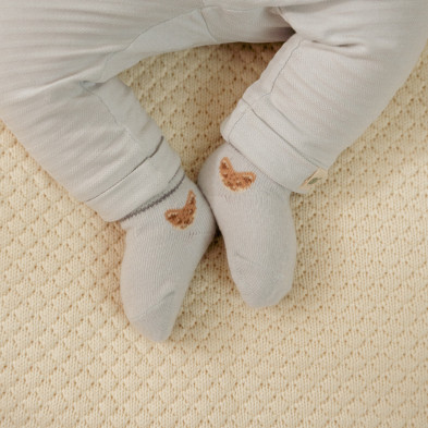 LITTLE DUTCH. Σετ 3 ζευγάρια κάλτσες Forest Friends Newborn - Νο 1 (44/56)