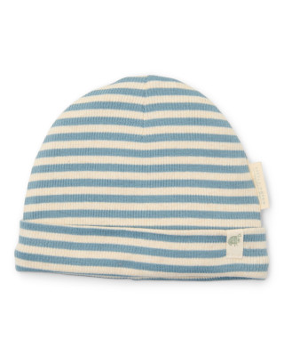 LITTLE DUTCH. Σκουφάκι Stone Blue Stripe - Νο 2 (3-6 μηνών)
