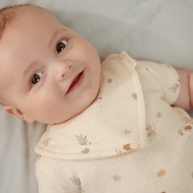 LITTLE DUTCH. Σετ 2 σαλιάρες-μπαντάνες Forest Friends - One Size