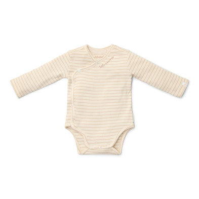LITTLE DUTCH. Φορμάκι μακρυμάνικο Soft Beige Stripe - Νο 74