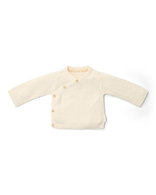 LITTLE DUTCH. Ζακέτα πλεκτή κρουαζέ Off White - Νο 56