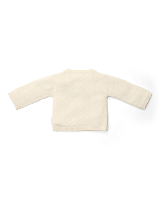 LITTLE DUTCH. Ζακέτα πλεκτή κρουαζέ Off White - Νο 74