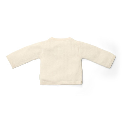 LITTLE DUTCH. Ζακέτα πλεκτή κρουαζέ Off White - Νο 56