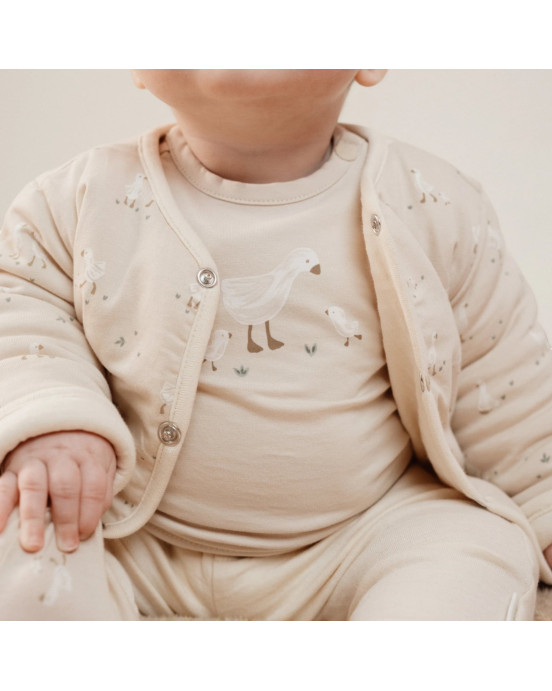 LITTLE DUTCH. Ζακέτα διπλής όψης Little Goose - Νο 68