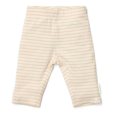 LITTLE DUTCH. Κολάν βαμβακερό Soft Beige Stripe - Νο 74