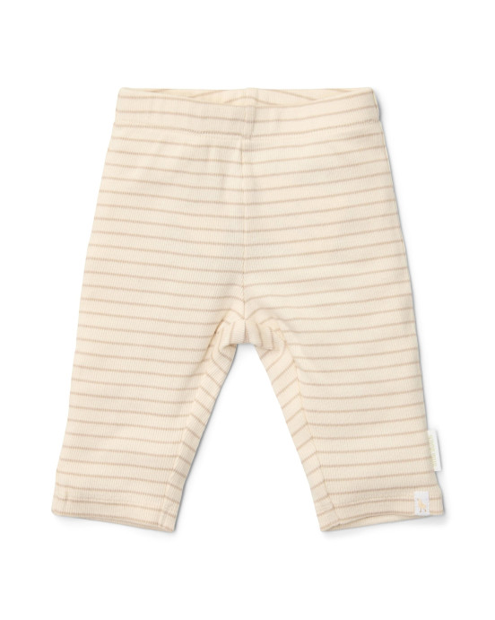 LITTLE DUTCH. Κολάν βαμβακερό Soft Beige Stripe - Νο 56