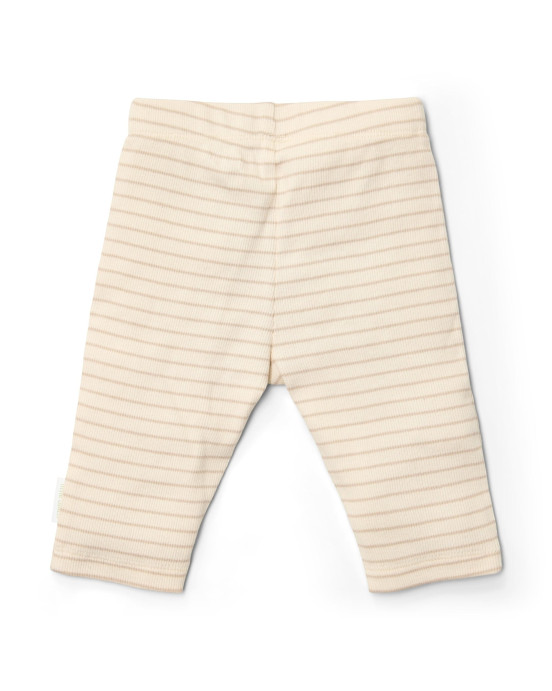 LITTLE DUTCH. Κολάν βαμβακερό Soft Beige Stripe - Νο 56