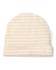 LITTLE DUTCH. Σκουφάκι Soft Beige Stripe - Νο 2 (3-6 μηνών)