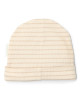 LITTLE DUTCH. Σκουφάκι Soft Beige Stripe - Νο 1 (0-3 μηνών)