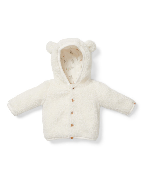LITTLE DUTCH. Μπουφάν teddy Baby Bunny Off-White - No 92