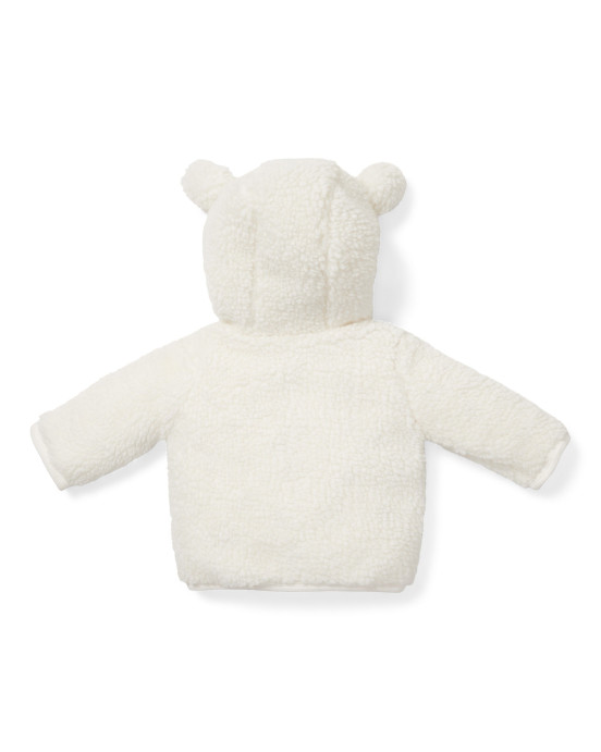 LITTLE DUTCH. Μπουφάν teddy Baby Bunny Off-White - No 92