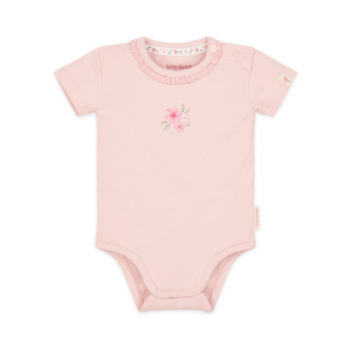 LITTLE DUTCH. Φορμάκι κοντομάνικο ροζ Blossom - Νο 56