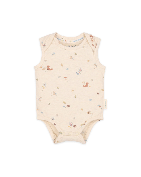 LITTLE DUTCH. Φορμάκι αμάνικο κρεμ Sand Melee - Νο 68