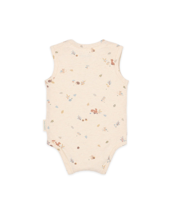 LITTLE DUTCH. Φορμάκι αμάνικο κρεμ Sand Melee - Νο 68