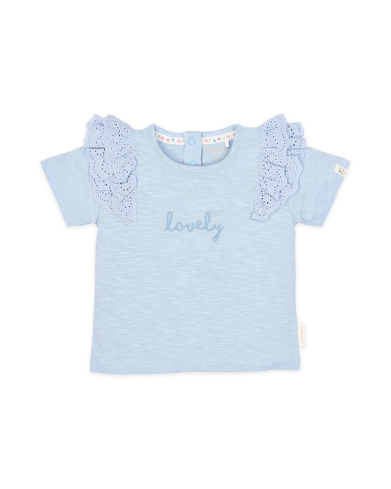 LITTLE DUTCH. Μπλουζάκι κοντομάνικο Sky Blue - Νο 104