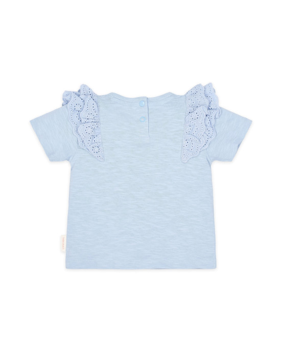 LITTLE DUTCH. Μπλουζάκι κοντομάνικο Sky Blue - Νο 104