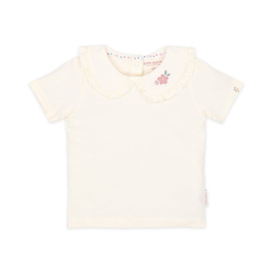 LITTLE DUTCH. Μπλουζάκι κοντομάνικο Creme - Νο 80