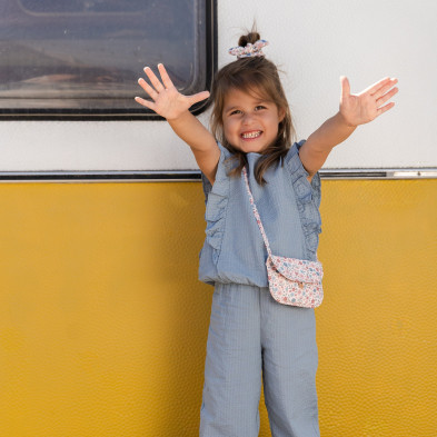 LITTLE DUTCH. Μπλουζάκι αμάνικο Denim Blue - Νο 104