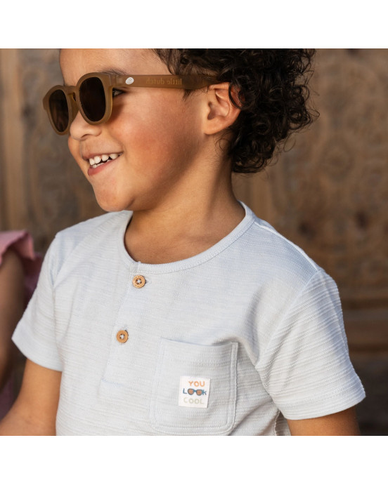 LITTLE DUTCH. Μπλουζάκι κοντομάνικο Light Blue - Νο 80