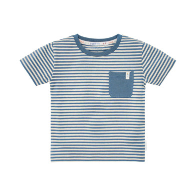 LITTLE DUTCH. Μπλουζάκι κοντομάνικο Indigo Sand stripe - Νο 74