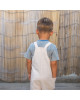 LITTLE DUTCH. Μπλουζάκι κοντομάνικο Indigo Sand stripe - Νο 74