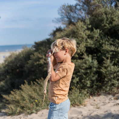 LITTLE DUTCH. Μπλουζάκι κοντομάνικο Rust - Νο 86