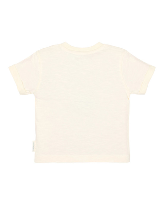 LITTLE DUTCH. Μπλουζάκι κοντομάνικο με σχέδιο Creme - Νο 80
