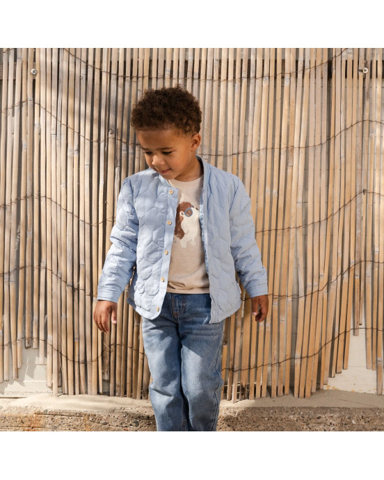 LITTLE DUTCH. Μπλουζάκι κοντομάνικο Biscuit melange - Νο 92